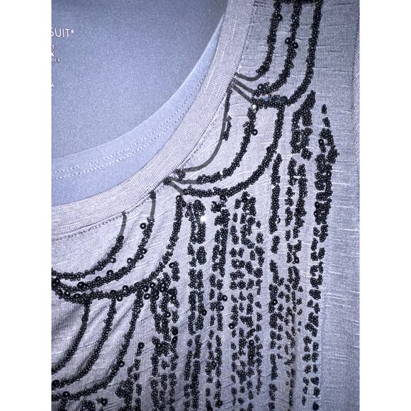 Miraclesuit Chandelier Beaded Shapewear Top - Size L - Interior Liner‎ to Smooth - Picture 9 of 12